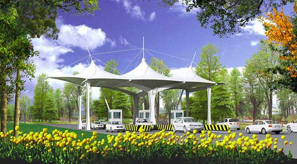 大門(mén)入口膜結(jié)構(gòu)