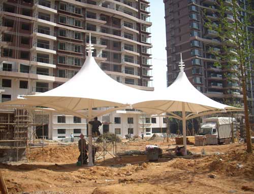 地下通道入口膜結(jié)構(gòu)