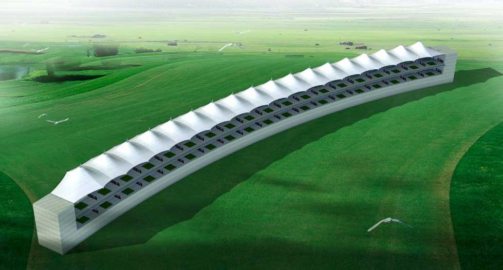 表演中心張拉膜