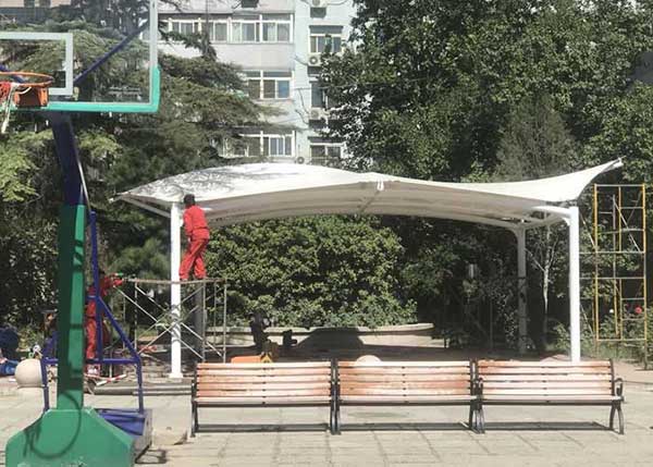 雨棚膜結(jié)構(gòu)