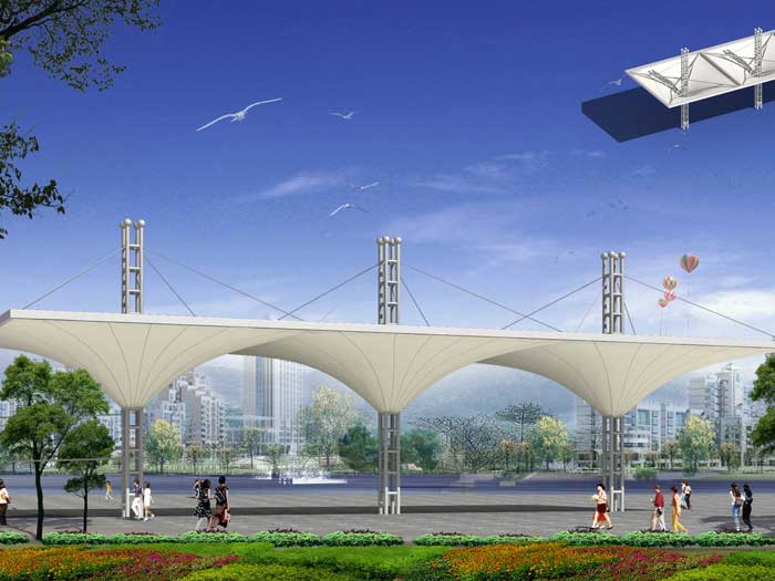 國(guó)際航空展覽中心充氣膜結(jié)構(gòu)