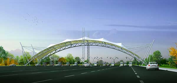 山東省菏澤市成武縣小清河北段景觀膜結構工程