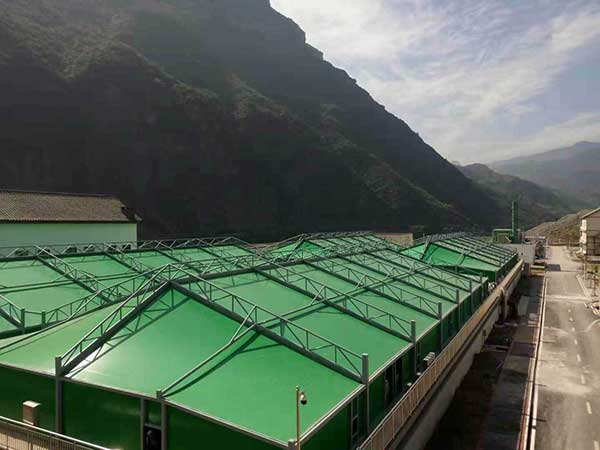 廣西國力招標(biāo)有限公司桂南管理處單車膜結(jié)構(gòu)車棚