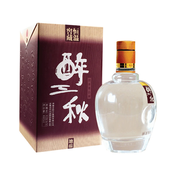 安徽名酒種子酒 醉三秋地蘊(yùn) 濃香型 40度 460ml