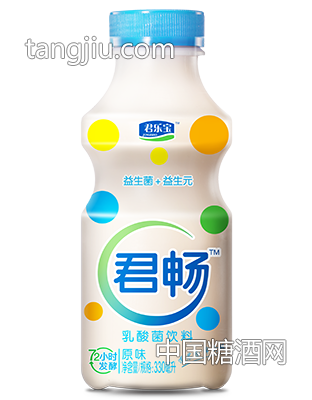 君樂(lè)寶君暢乳酸菌乳飲料330ml新包裝