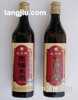 丁坊五年陳黑糯米酒480ml