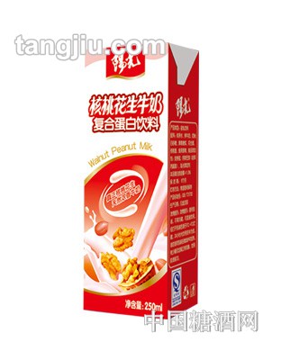 陽(yáng)光核桃花生牛奶250ml